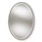 Baxton Studio Graca Modern Antique Silver Finished Oval Accent Wall Mirror 150-8893 - alternate 1